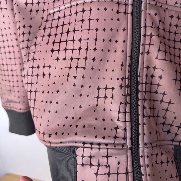 Simms Fishing Mens Small Soft Shell Jacket Hood Fish Scale Print Outdoor Utility - Picture 5 of 14